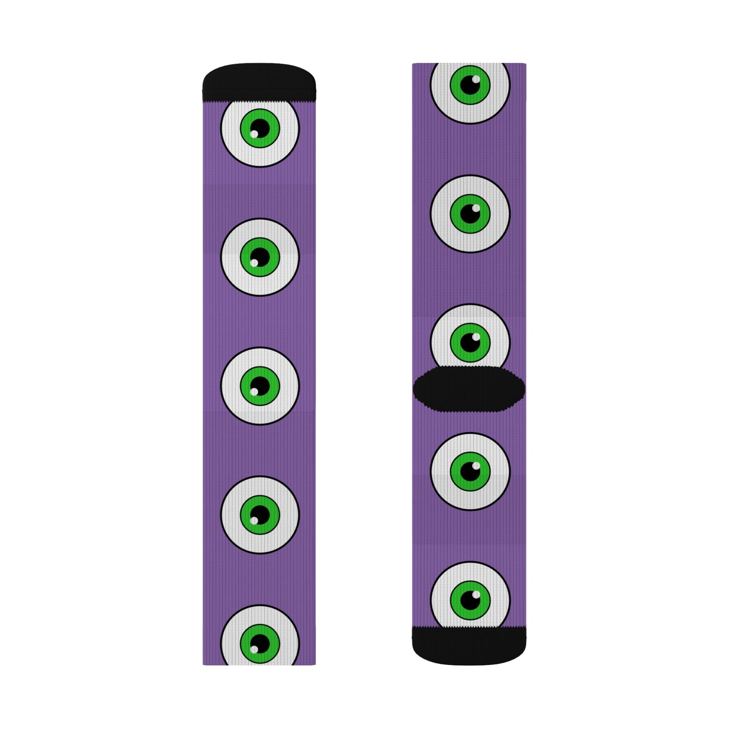 Violet Eyeball Crew Socks