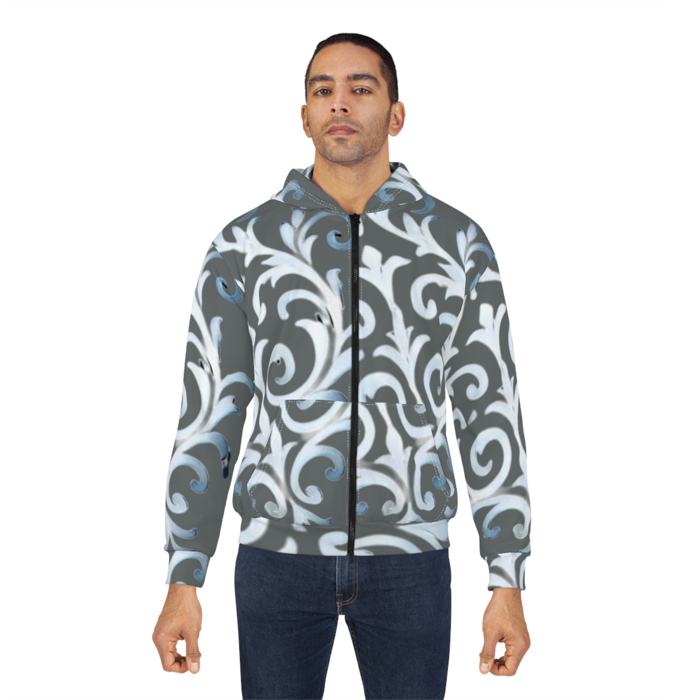 Milan Zipped Hoodie 3 - Mist Garden Runway Edition