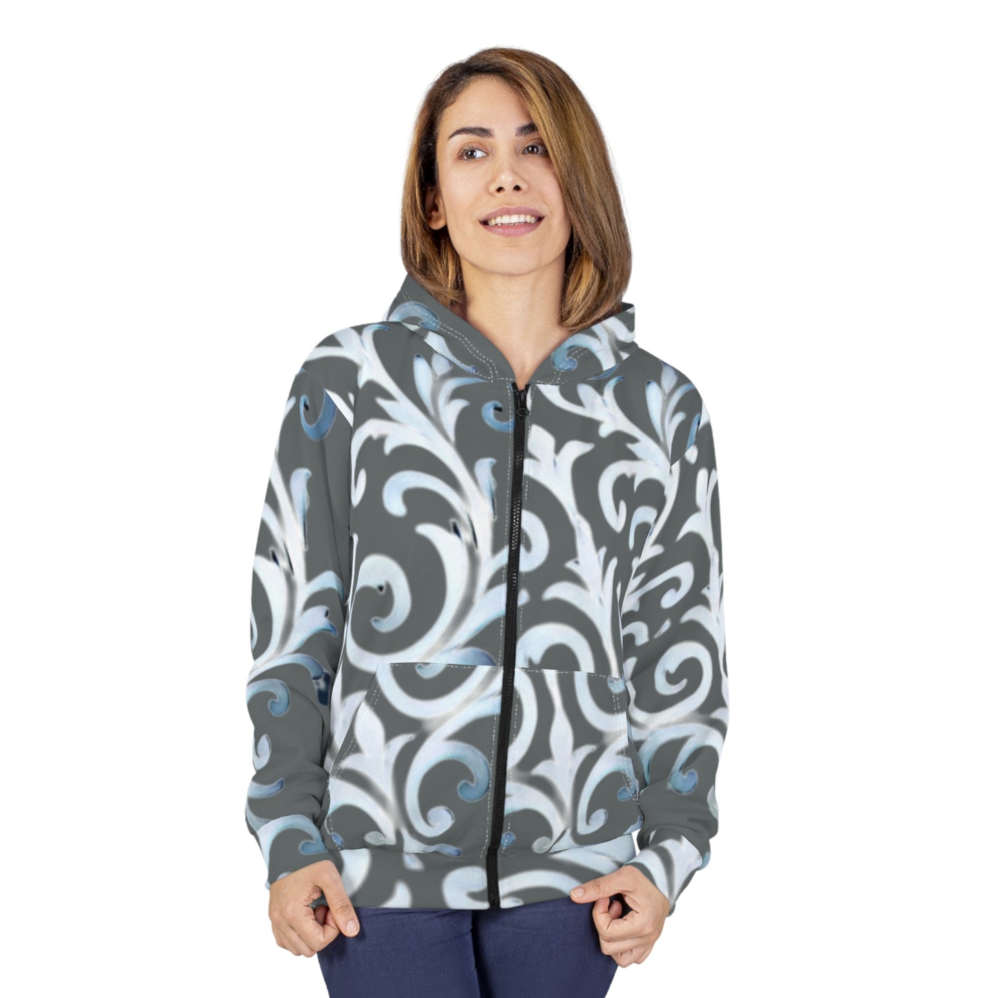 Milan Zipped Hoodie 3 - Mist Garden Runway Edition