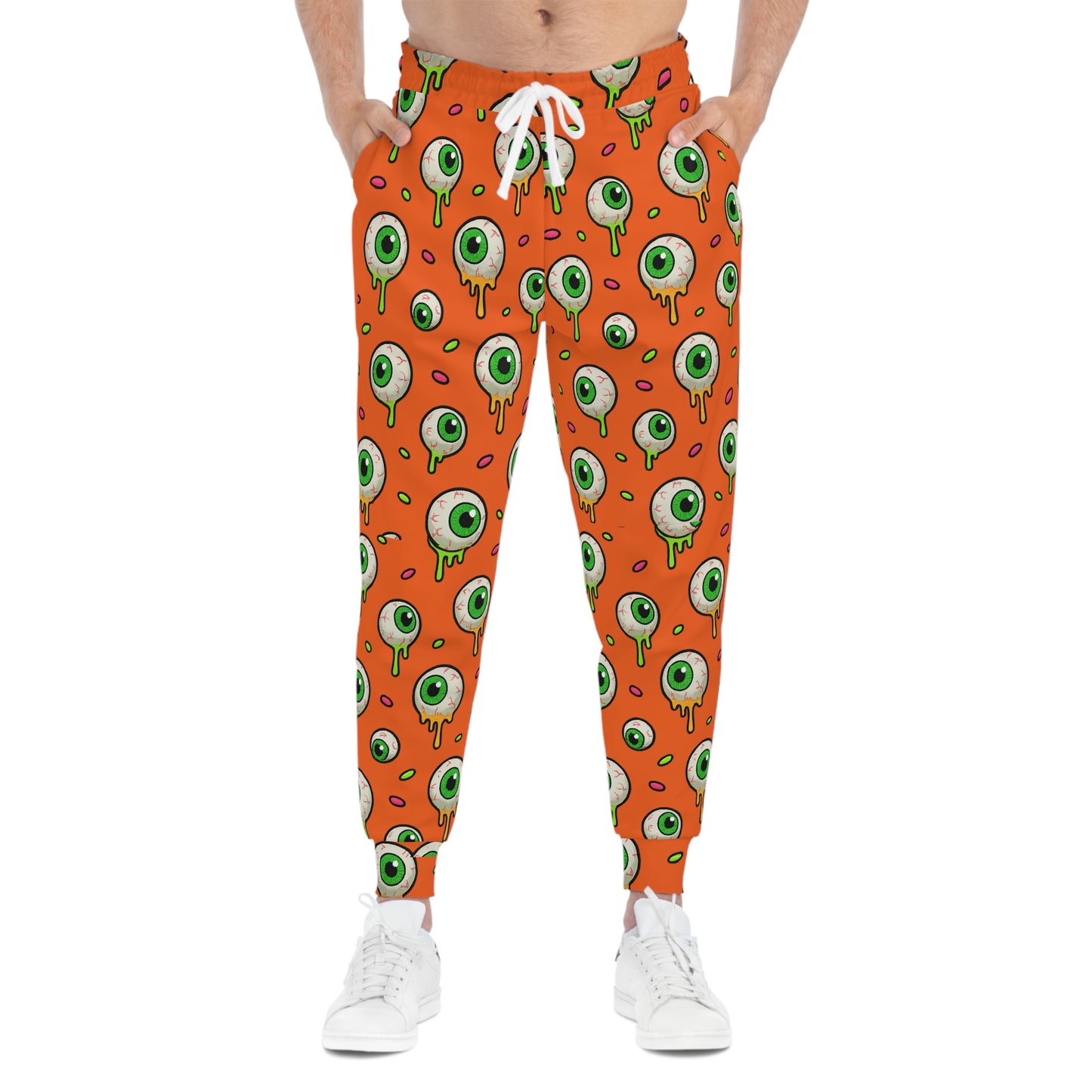 Orange Athletic Joggers