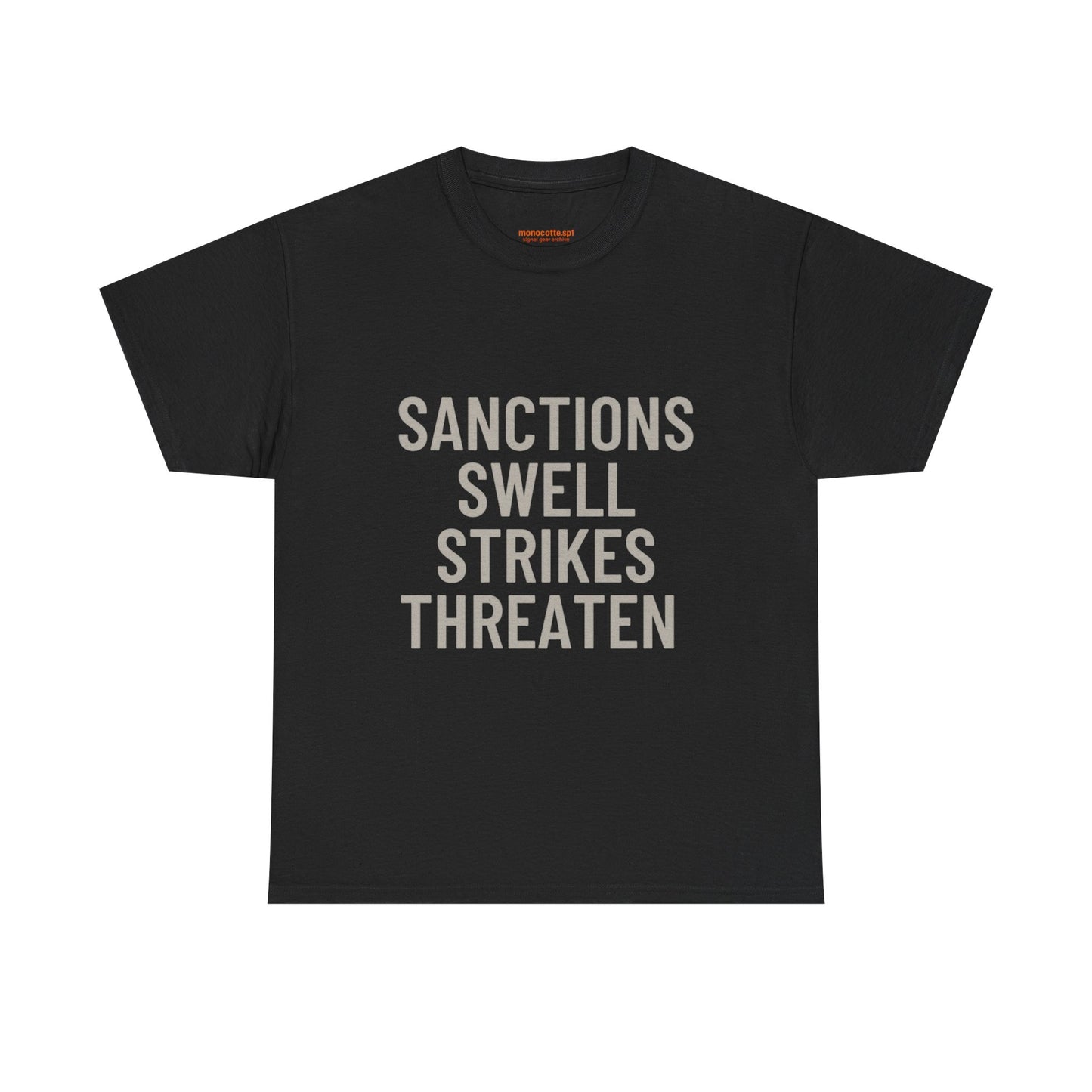 Statement Graphic Tee - Sanctions Shirt Bold Print