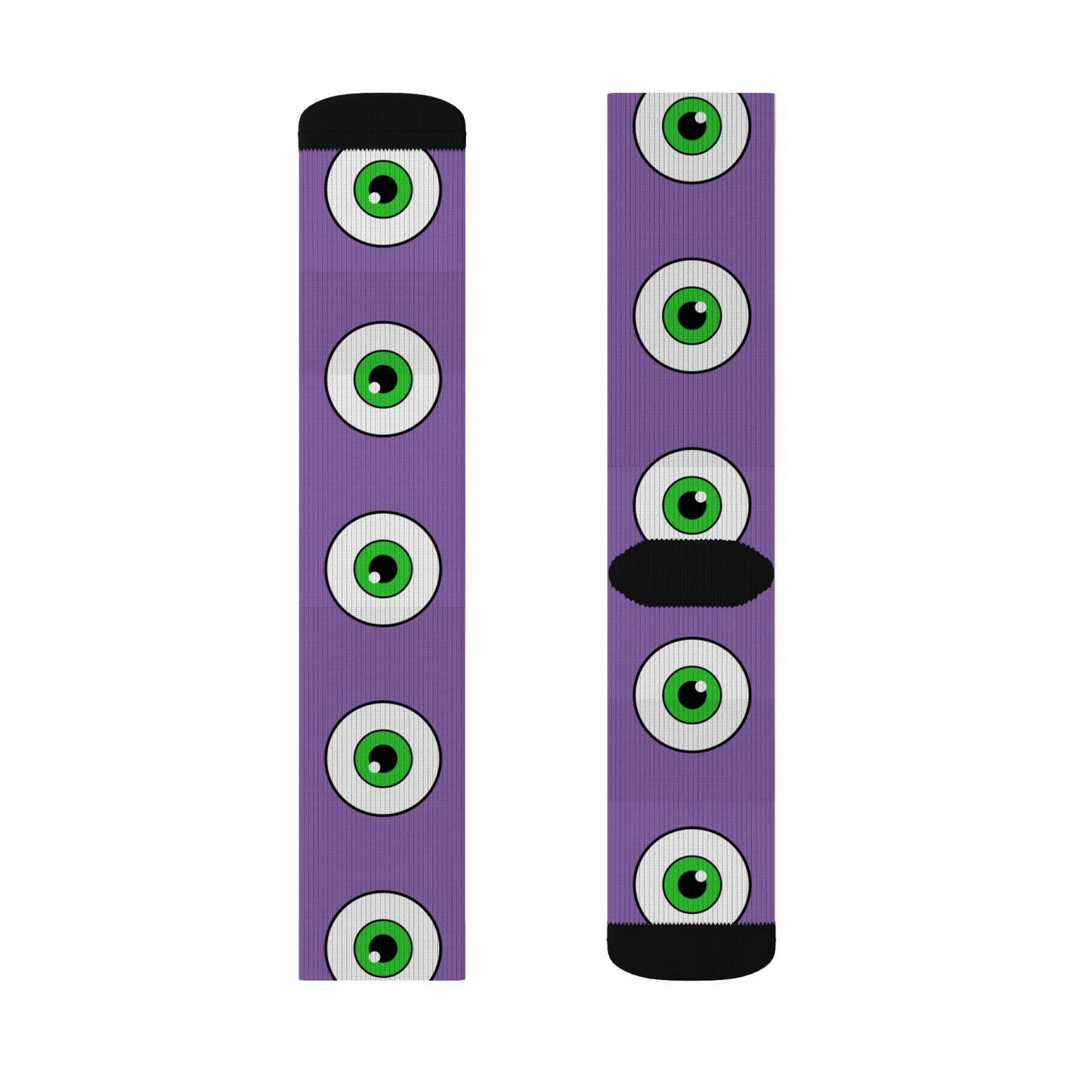 Violet Eyeball Crew Socks