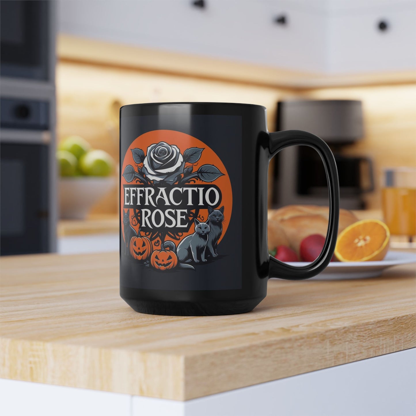 Black Mug, 15oz