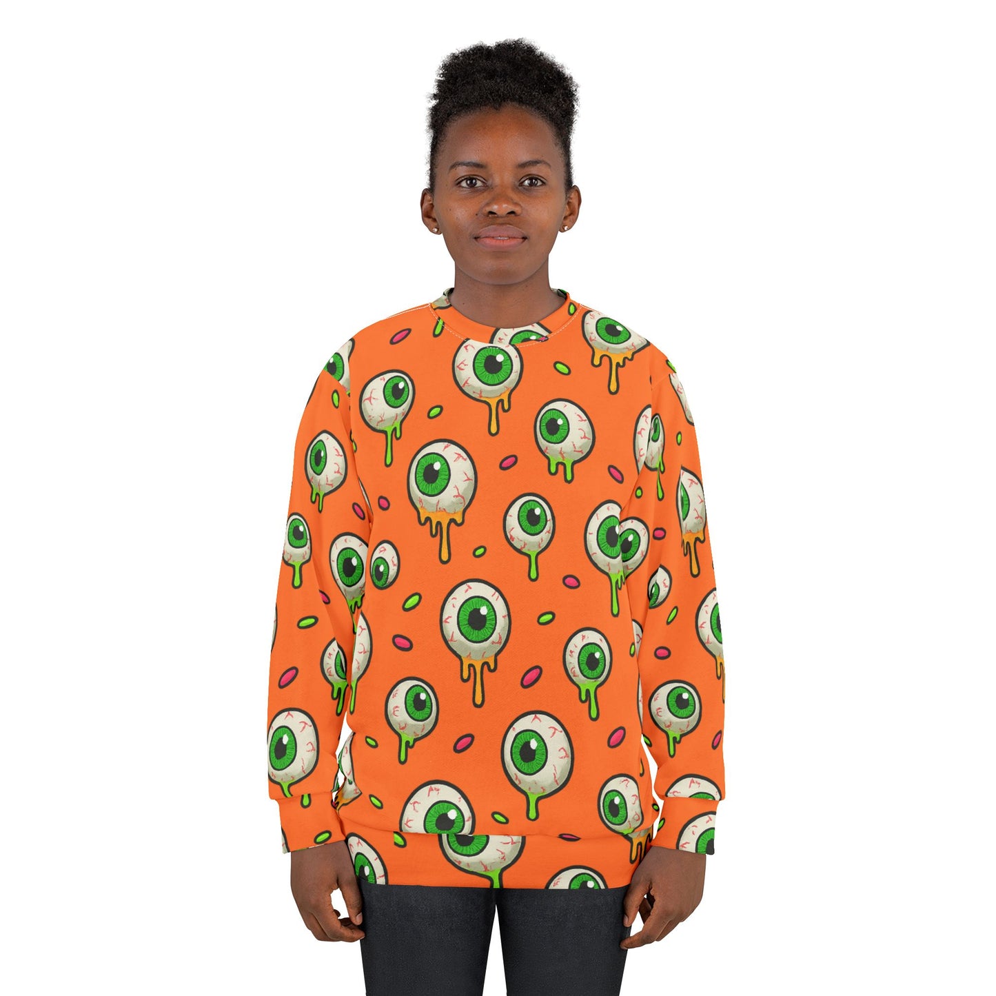 Orange Eyeball Sweatshirt