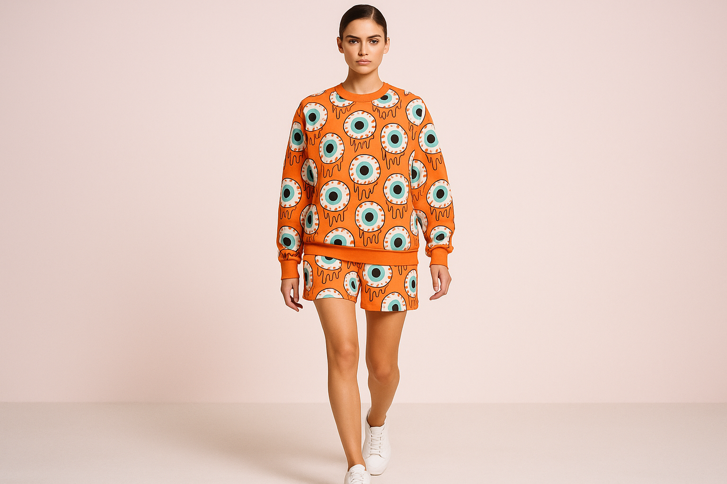 AOP Crusta Orange - Pastel Pink