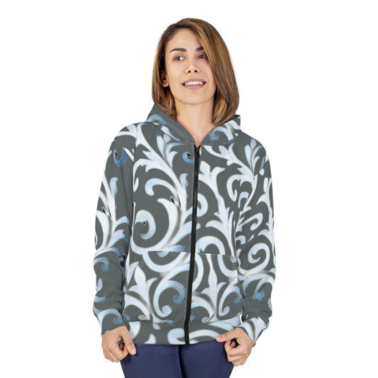 Milan Zipped Hoodie 3 - Mist Garden Runway Edition