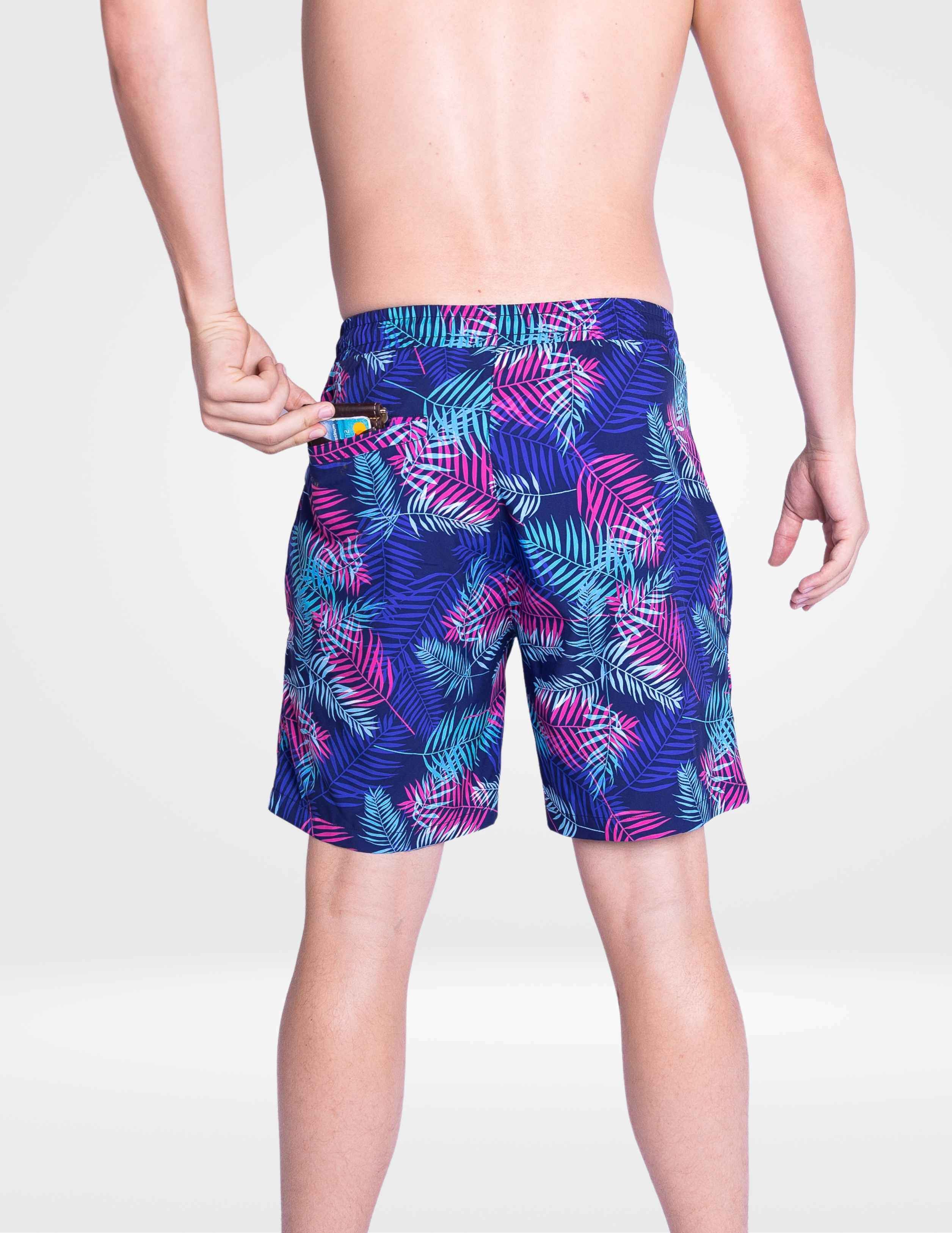 Waterproof Swim Shorts With A Waterproof Pocket