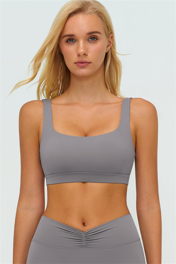 The Lushness V-Back Sports Bra Flared Leggings 2-Piece Set