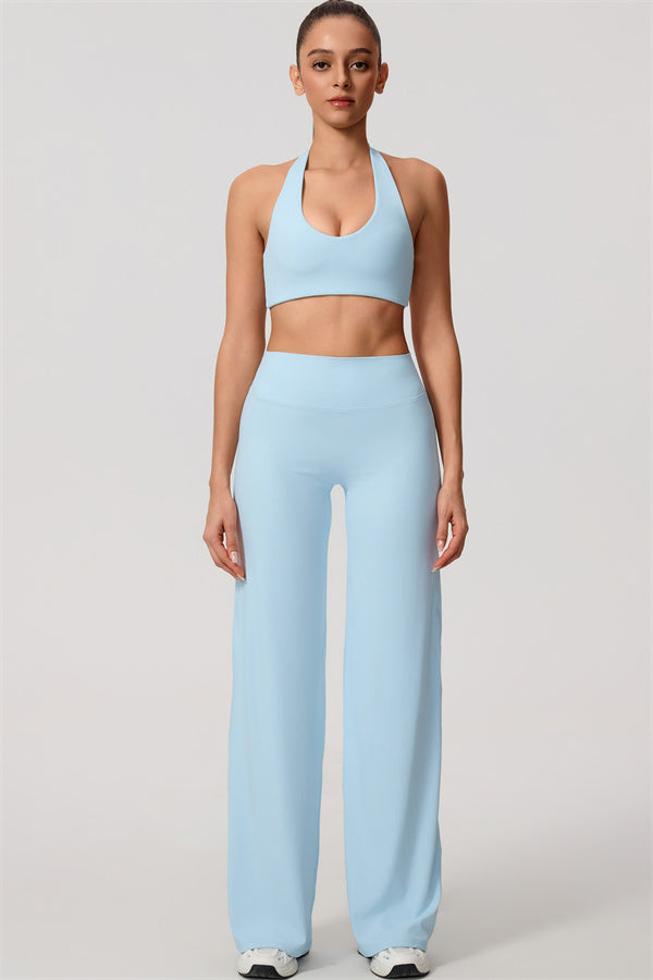 Nestle Hollow-Back Halter Sports Bra