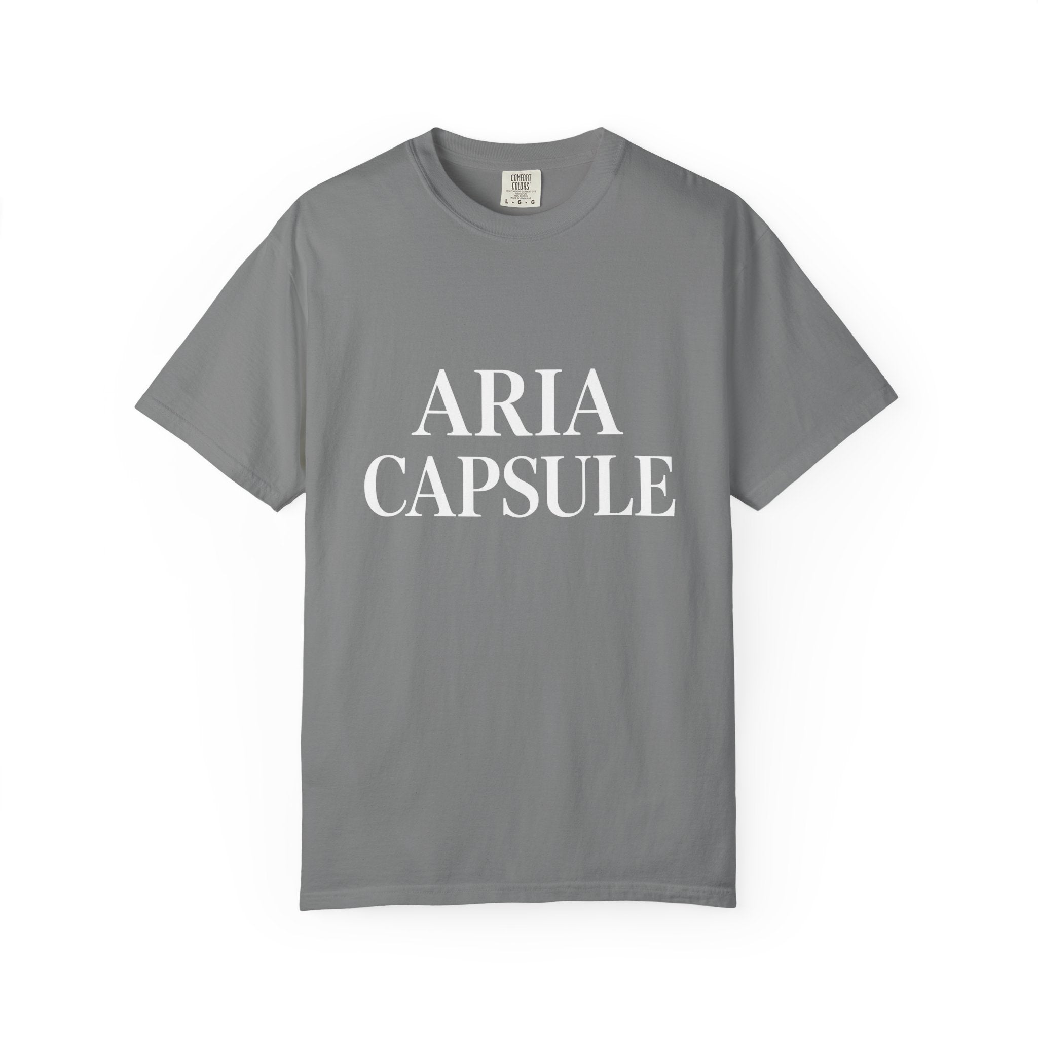 ARIA Capsule Graphic T-Shirt — Minimalist Logo Tee Unisex NOW AVAILABLE CUSTOMIZED WITH YOUR NAME