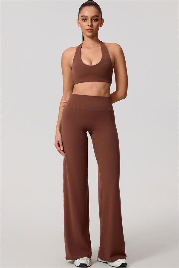 Nestle Hollow-Back Halter Sports Bra