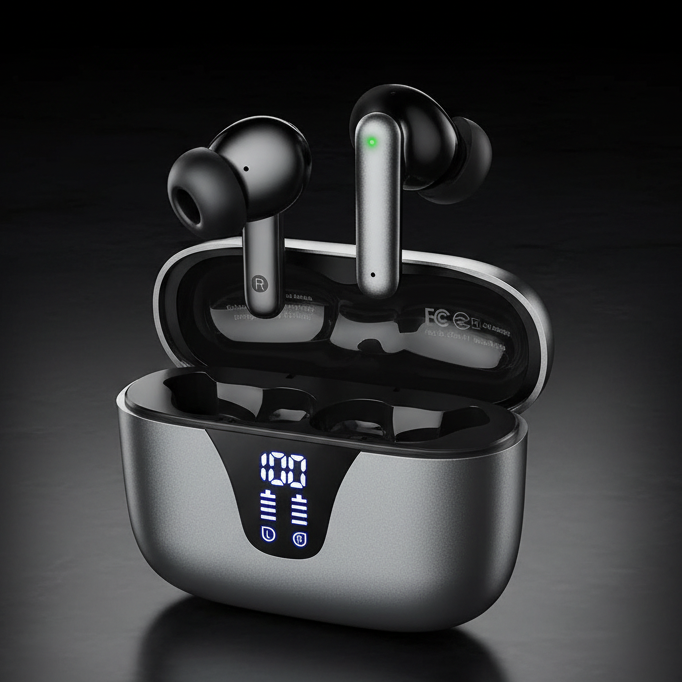 Wireless Earbuds — 50H Playtime, IPX7 Waterproof