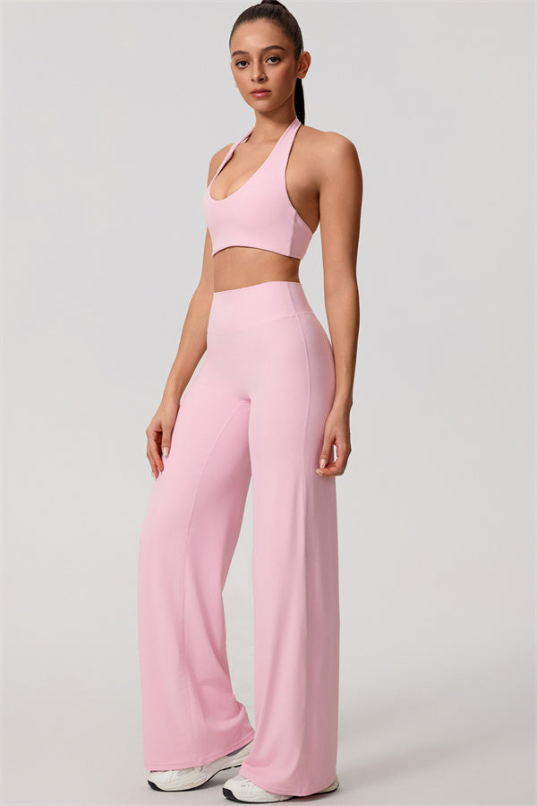 Nestle Hollow-Back Halter Sports Bra