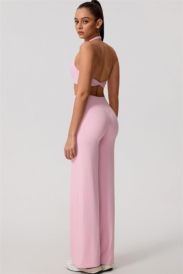 The Nestle Sports Bra Straight Leg Pants 2-Piece Set