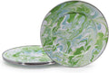 Golden Rabbit Enamelware Modern Monet Dinner Plates - Set of 4
