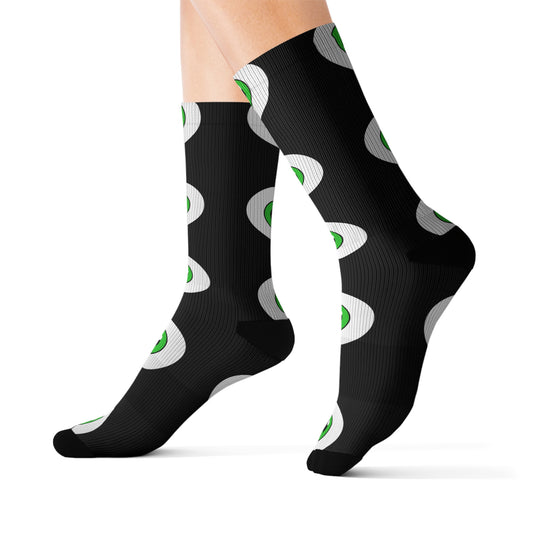 Black Eyeball Crew Socks