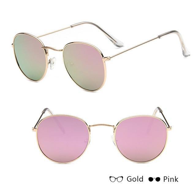 Luxury Classic Unisex Sunglasses Mirror Vintage Style With UV400 Protection