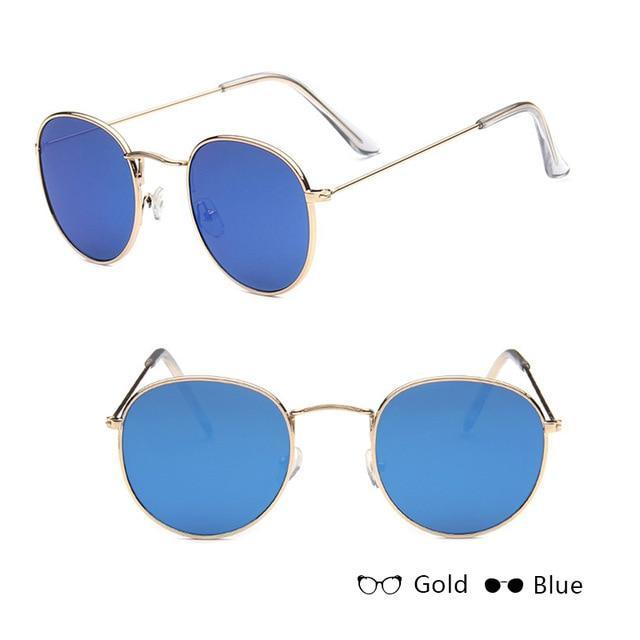 Luxury Classic Unisex Sunglasses Mirror Vintage Style With UV400 Protection
