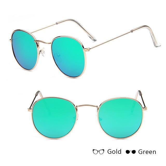 Luxury Classic Unisex Sunglasses Mirror Vintage Style With UV400 Protection