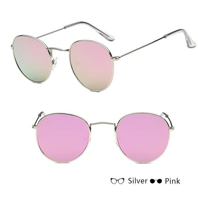 Luxury Classic Unisex Sunglasses Mirror Vintage Style With UV400 Protection