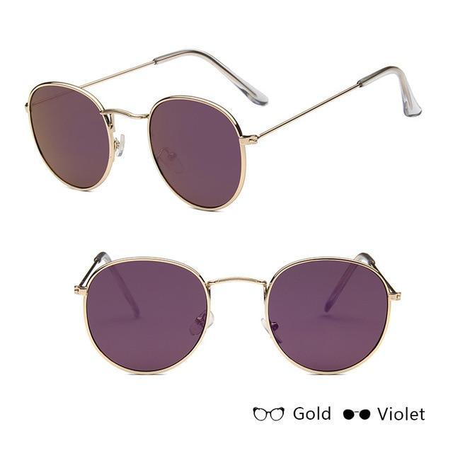 Luxury Classic Unisex Sunglasses Mirror Vintage Style With UV400 Protection