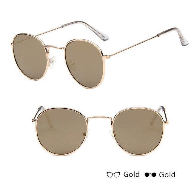 Luxury Classic Unisex Sunglasses Mirror Vintage Style With UV400 Protection