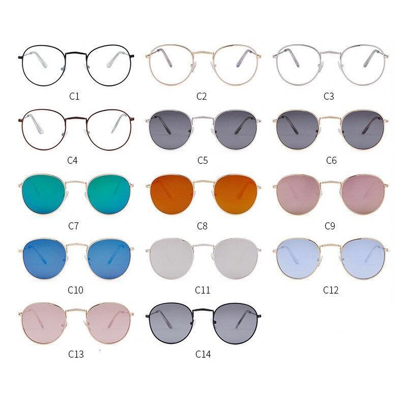 Luxury Classic Unisex Sunglasses Mirror Vintage Style With UV400 Protection