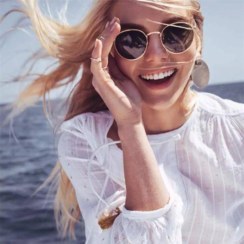 Luxury Classic Unisex Sunglasses Mirror Vintage Style With UV400 Protection