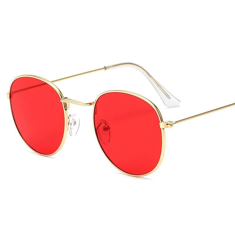 Luxury Classic Unisex Sunglasses Mirror Vintage Style With UV400 Protection