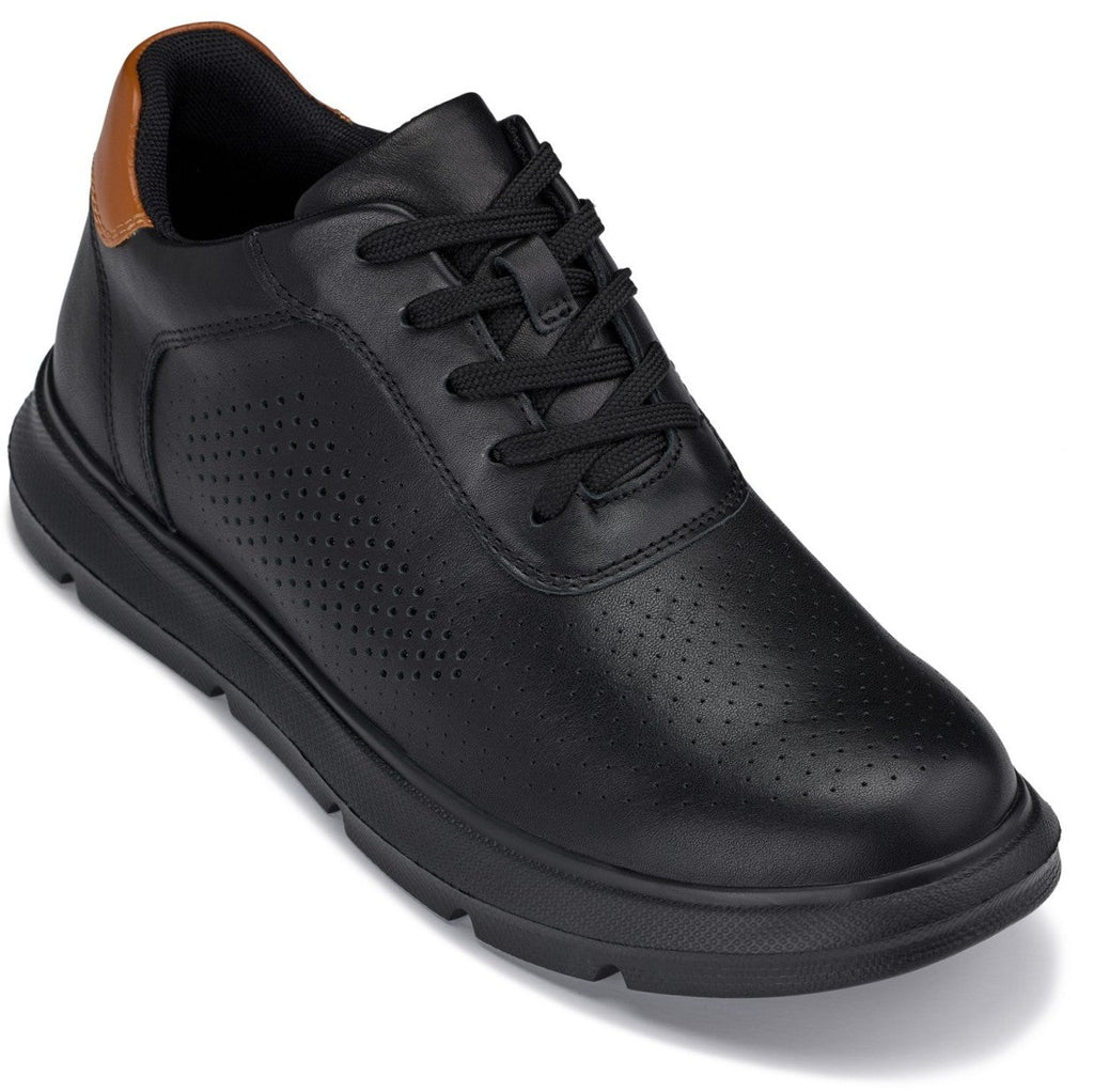 Men's Black Lightweight Casual Walkers J1580
