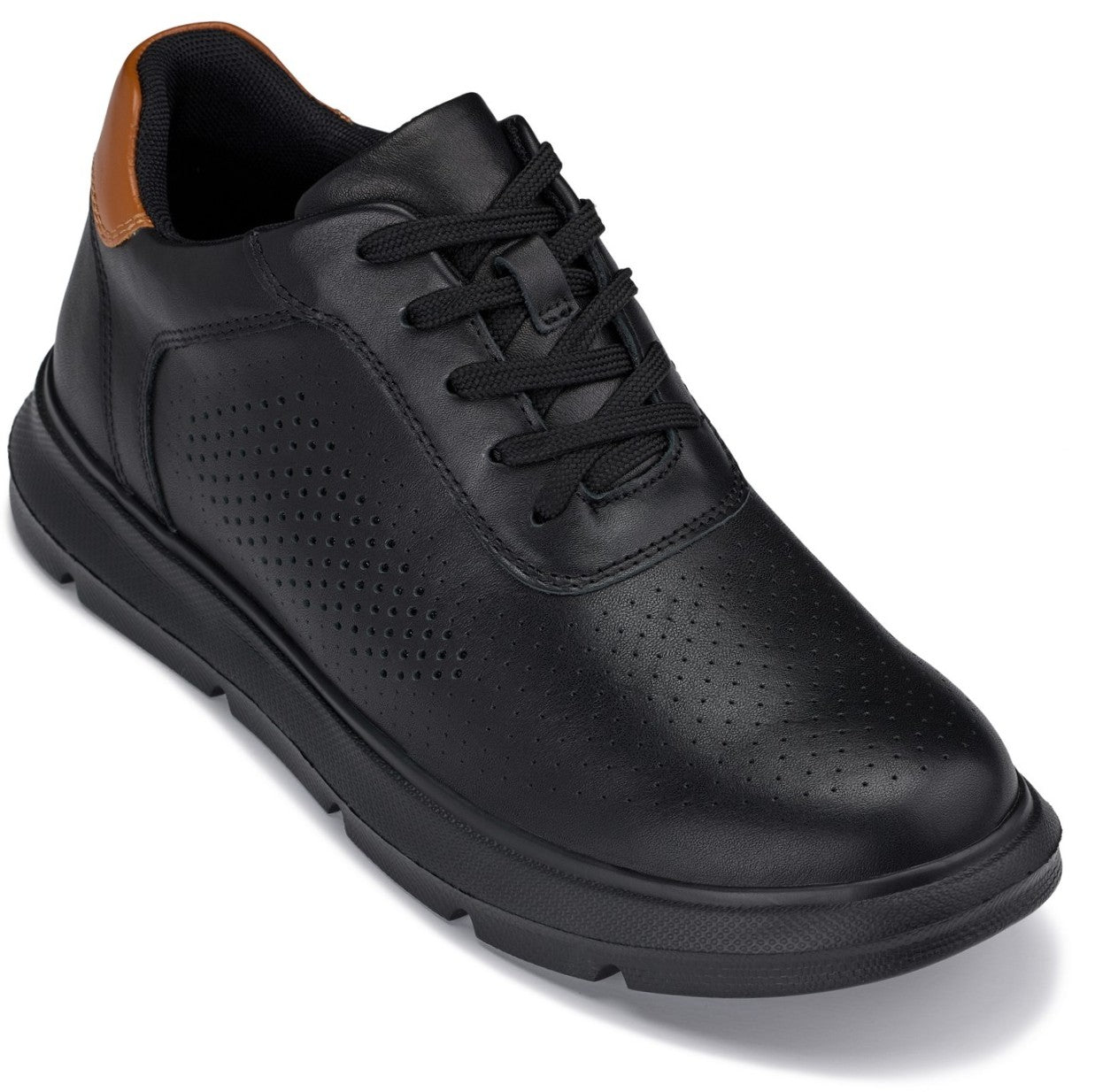 Men's Black Lightweight Casual Walkers J1580