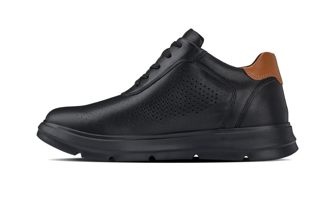 Men's Black Lightweight Casual Walkers J1580