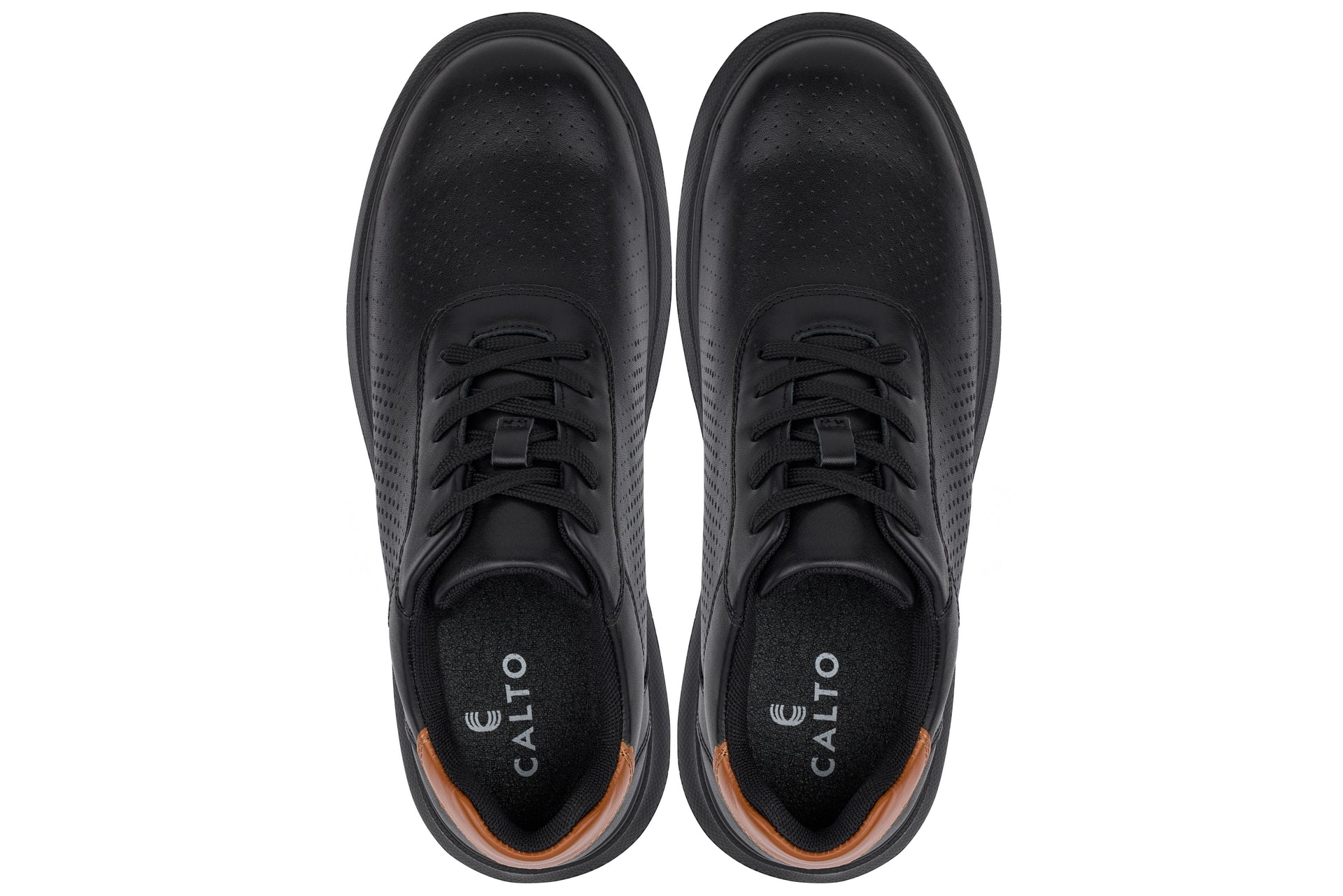 Men's Black Lightweight Casual Walkers J1580