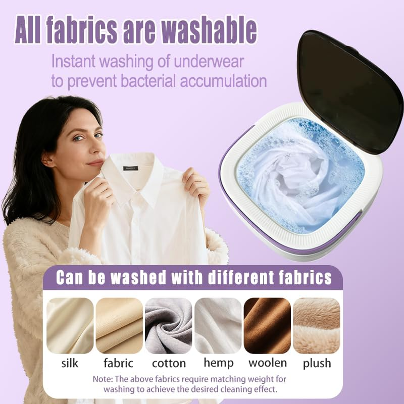 Mini Portable Foldable Washing Machine (16L)