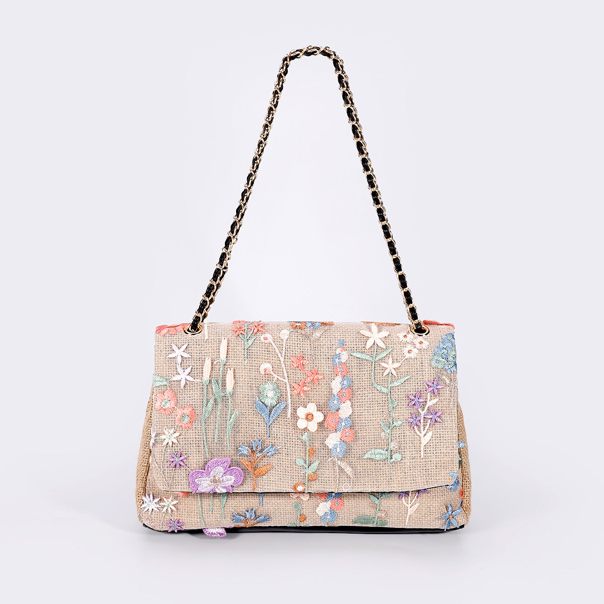 New Mother's Day Gift: Embroidered Sequin Summer Woven Straw Bag