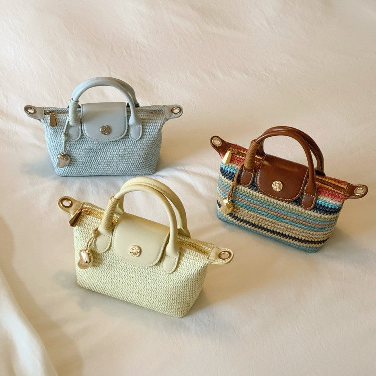Woven Shoulder Bags