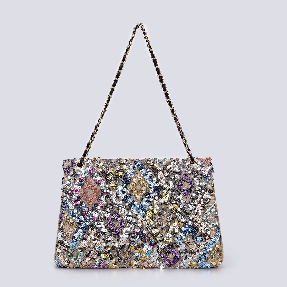 New Mother's Day Gift: Embroidered Sequin Summer Woven Straw Bag