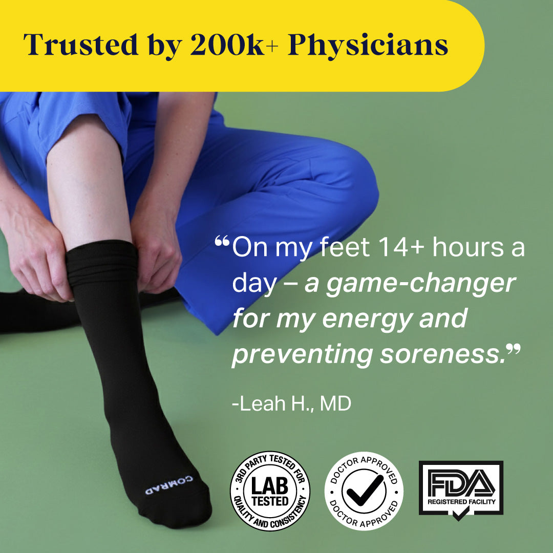 Women's Knee-High Compression Socks - Solid