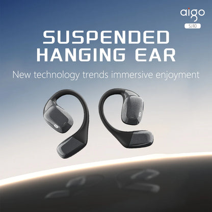 Aigo SJ10 AI Translator Multilingual Earphone 500mAh Battery Wireless Headset (HD Voice Headphone For Office And Travel)