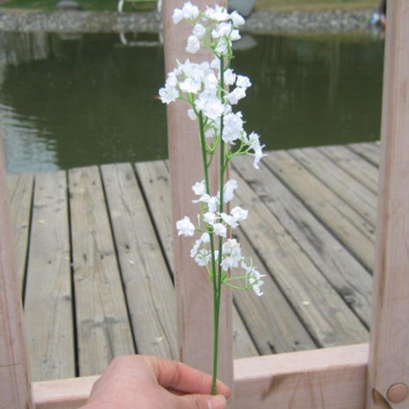 Artificial Baby Breath Gypsophila Flowers Bouquets Fake Silicone Plant Floral Bouquets Arrangement For Wedding Home Hotel Party Decoration