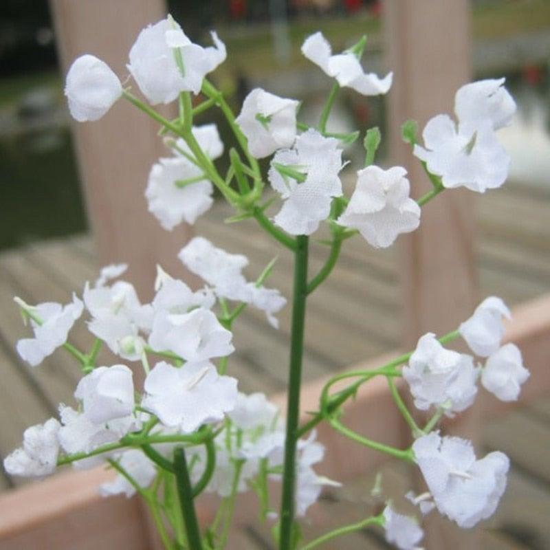 Artificial Baby Breath Gypsophila Flowers Bouquets Fake Silicone Plant Floral Bouquets Arrangement For Wedding Home Hotel Party Decoration
