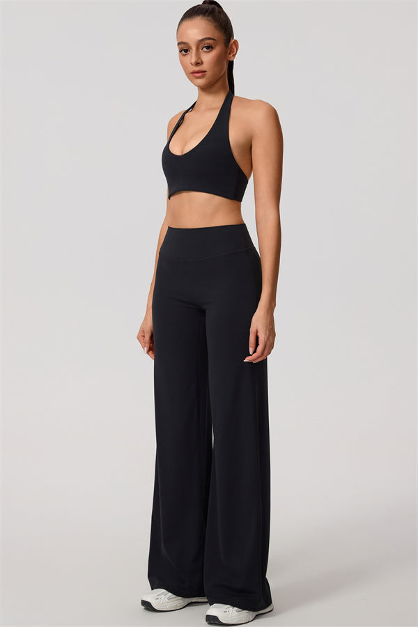 Nestle Hollow-Back Halter Sports Bra