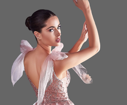 A-Line Short Tulle Dress