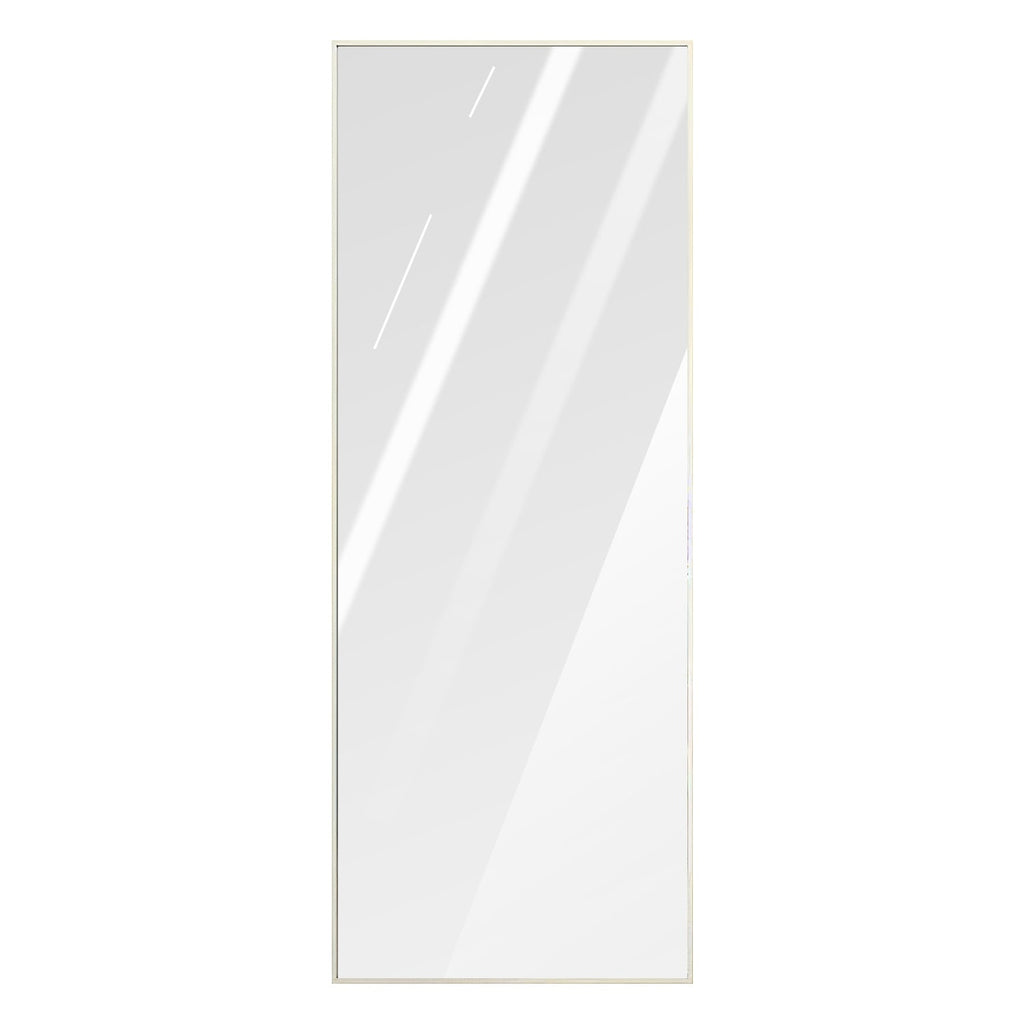 Full Length Mirror 63x18.9in Aluminum Alloy Wall Mirror Free Standing Floor Mirror Hanging Leaning Against Wall for Dressing Bedroom Living Room