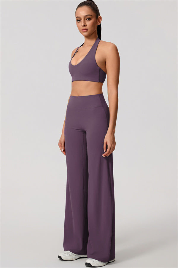 The Nestle Sports Bra Straight Leg Pants 2-Piece Set