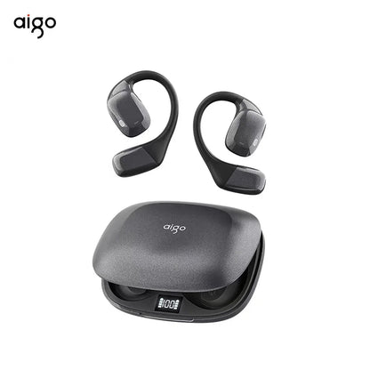 Aigo SJ10 AI Translator Multilingual Earphone 500mAh Battery Wireless Headset (HD Voice Headphone For Office And Travel)