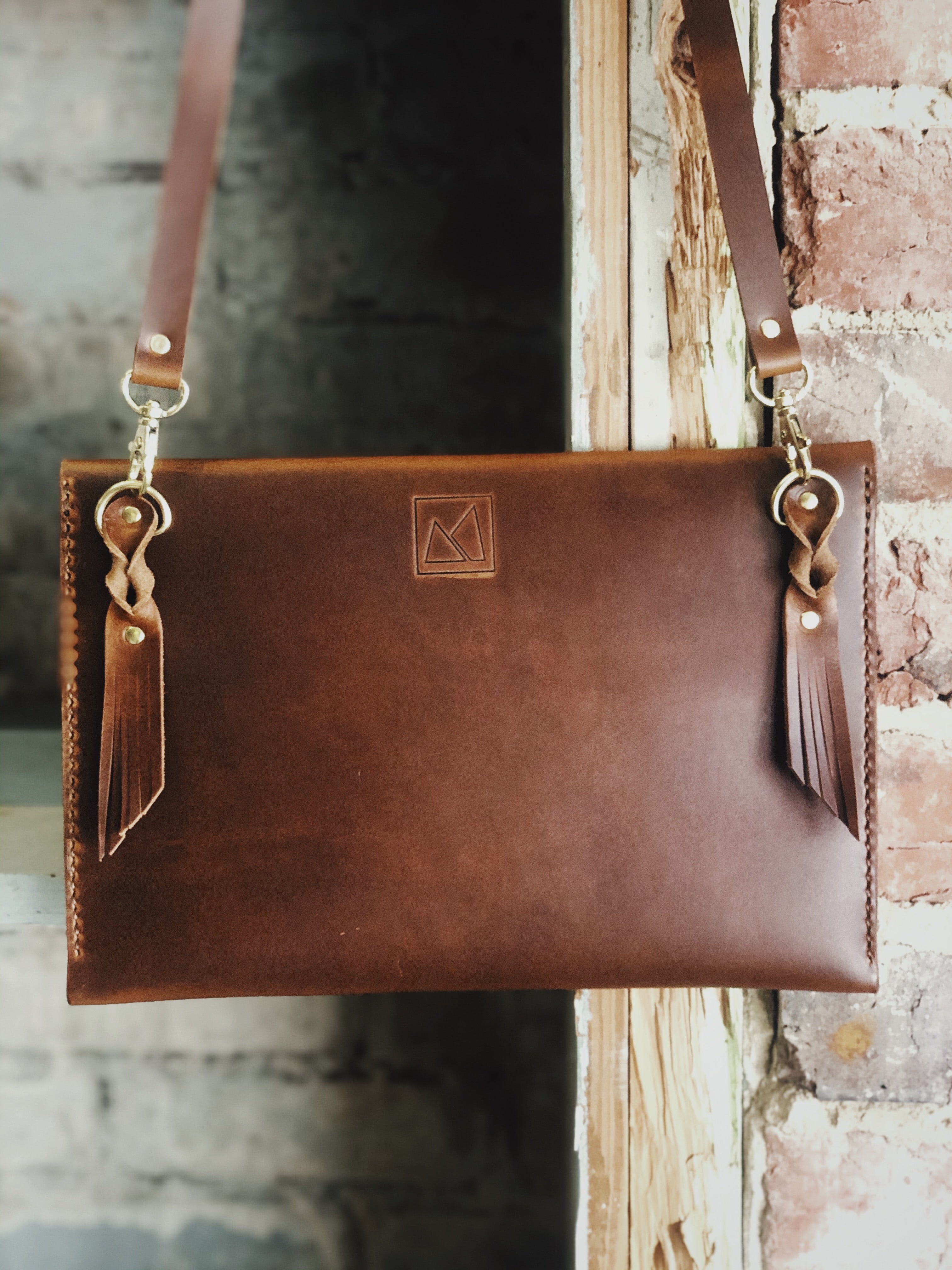 Handcrafted Heirloom Leather Envelope Purse