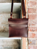 Handcrafted Heirloom Leather Crossbody Bag