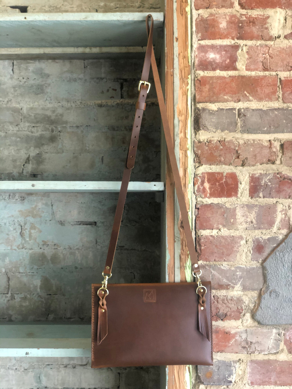 Handcrafted Heirloom Leather Envelope Purse