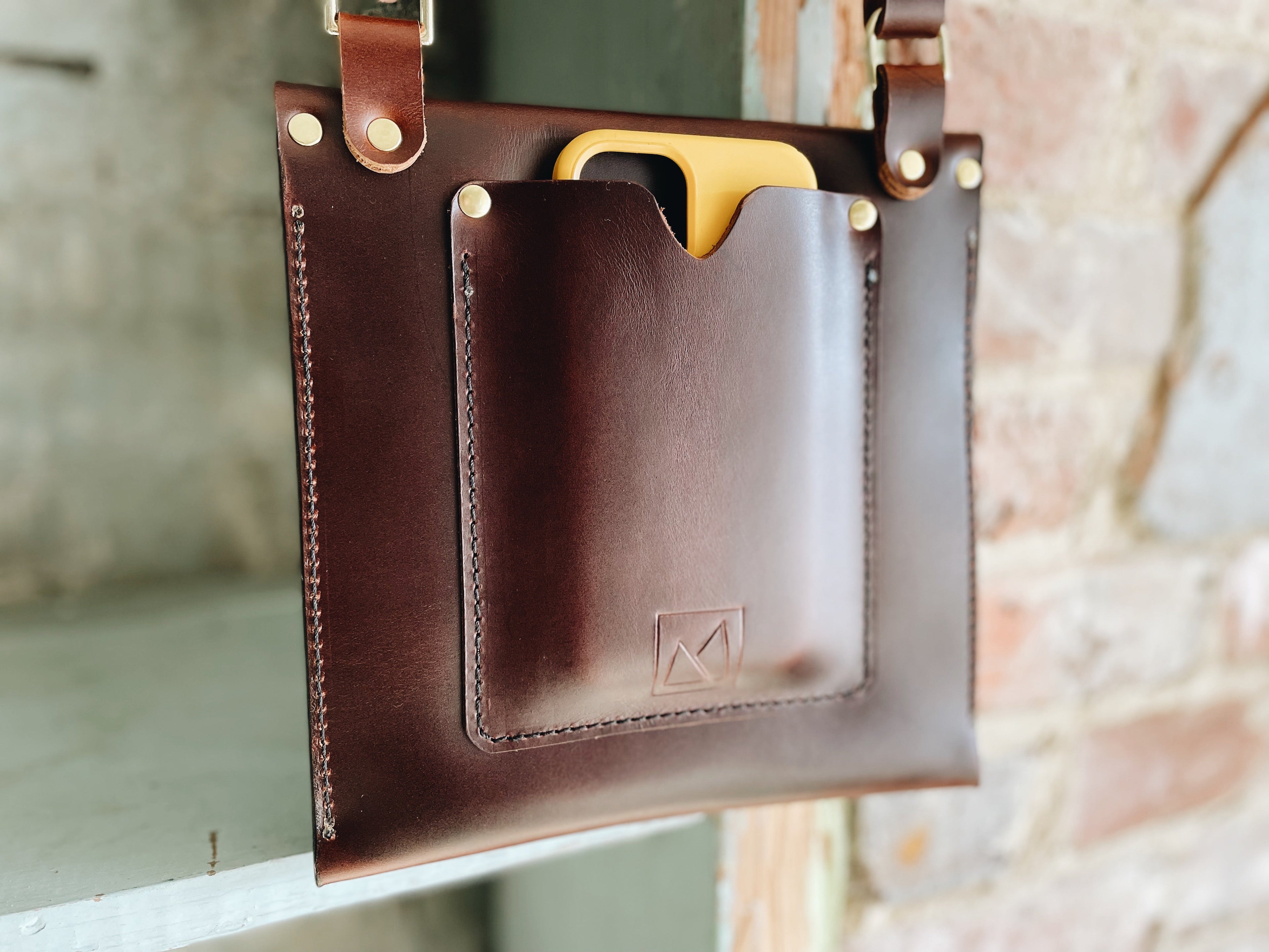 Handcrafted Heirloom Leather Crossbody Bag